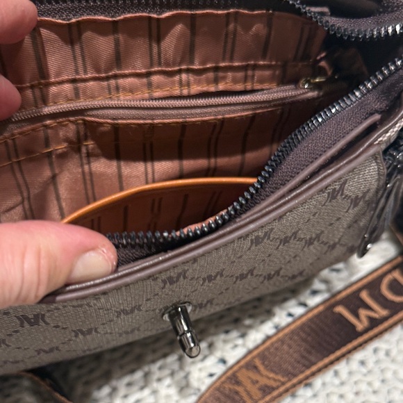 Chocolate Monogram Mini Top-Handle Crossbody - Picture 4 of 15